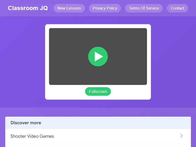 Time Shooter 2 - Classroom JQ Cover